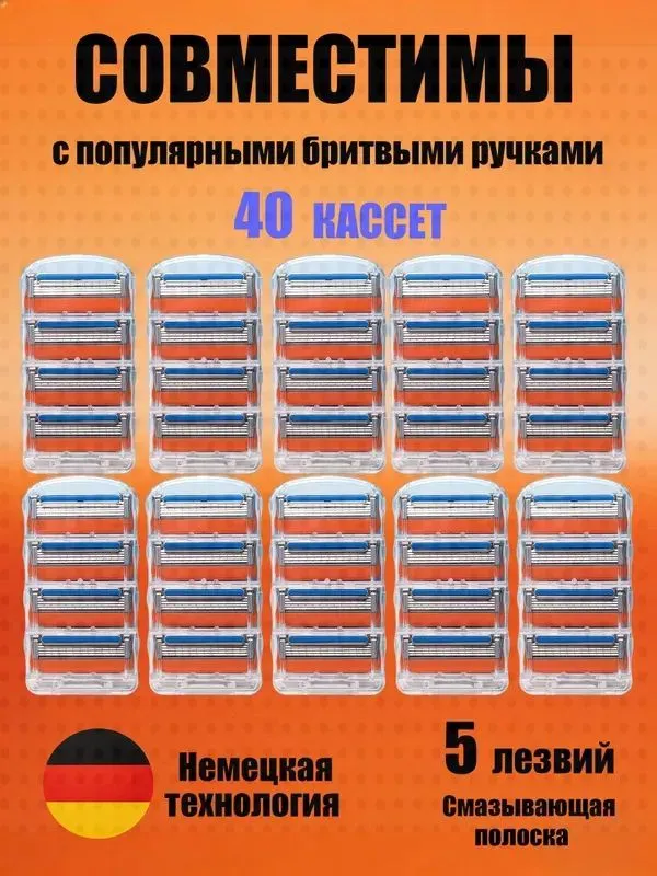 Сменные кассеты для мужских бритв
