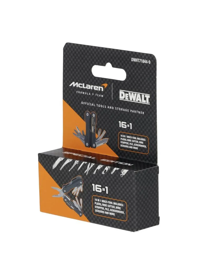 DEWALT DWHT71844-9 Многофункциональный инструмент , 16-в-1, специальная серия McLaren F1 Team 7