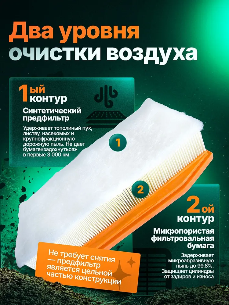 Воздушный фильтр SVR для Largus Ларгус до 08.2019, Vesta Веста до 08.2019, X RAY. Arkana , Kaptur Каптюр, Logan 2 Логан,Sandero2 (Stepway),Duster1 Дастер (все, кроме ДВС F4R с 2015), вариант, фото 3