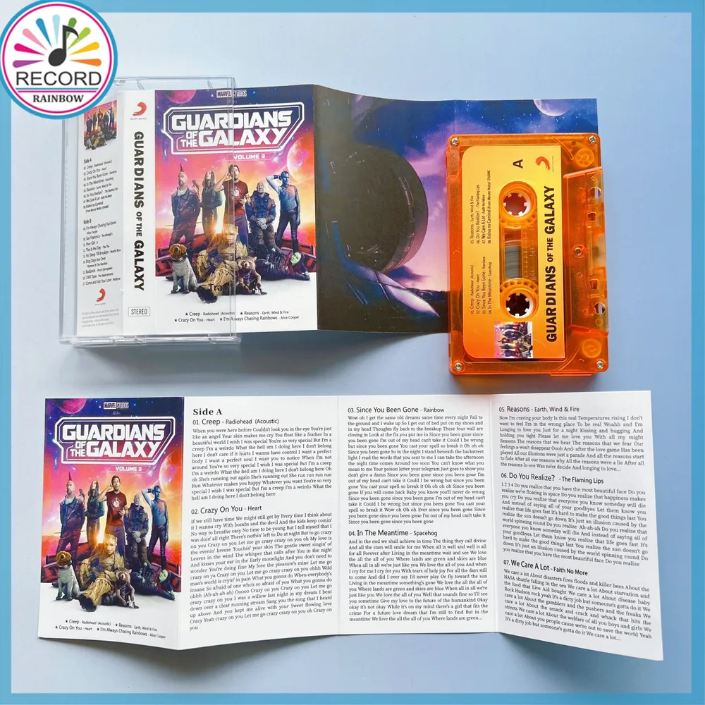 Guardians Of The Galaxy Vol.3 кассета Совершенно новый Запечатанный, вариант, фото 5