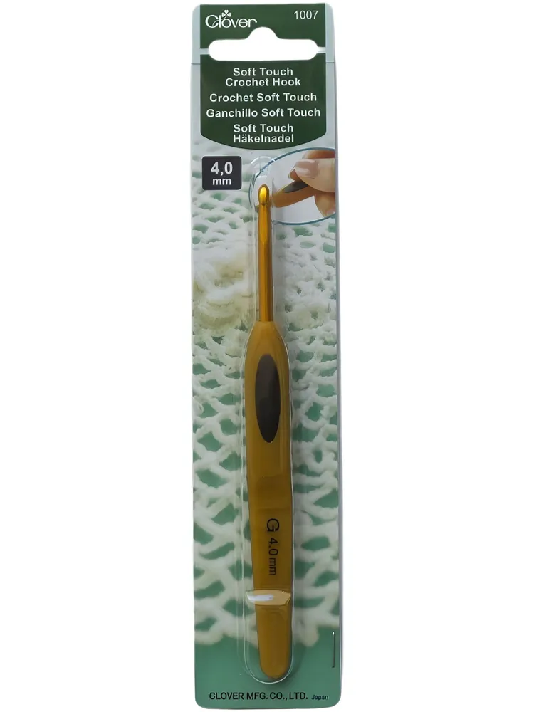 Clover Soft Touch вязальный крючок 4 мм, вариант