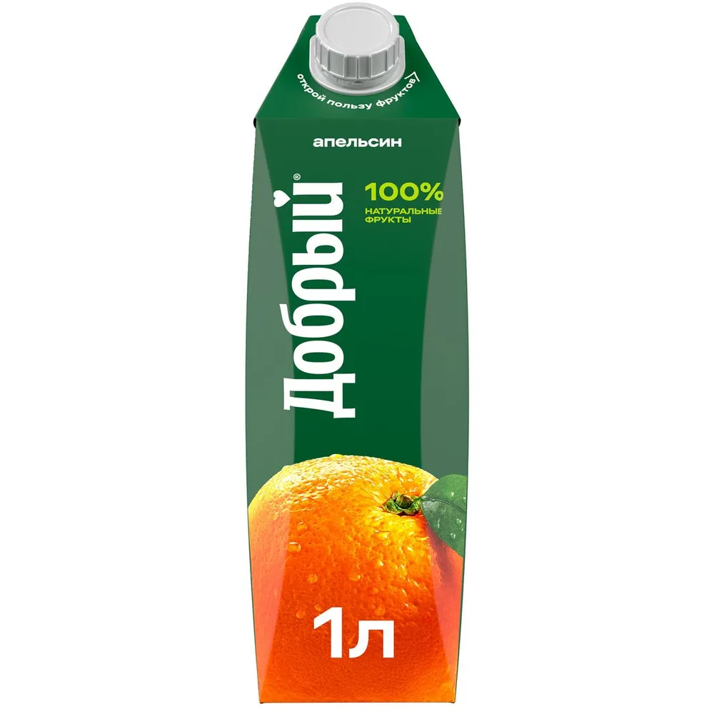 Нектар Добрый Апельсиновый, 1 л, 1 л