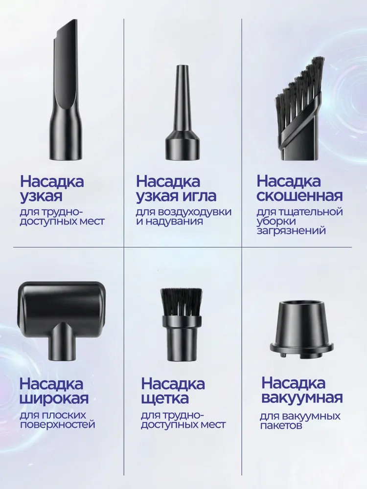 Пылесос для автомобиля беспроводной, мини пылесос, вариант, фото 3