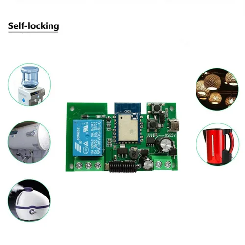 Tuya WIFI Умный Переключатель Контроллер Ворота Открывалка Для Дверей 1CH 7-32V