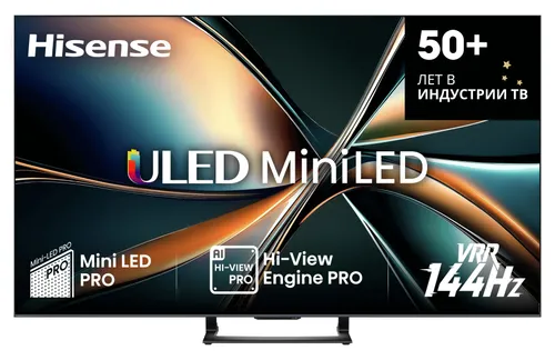 Hisense Телевизор 55U7Q 55" 4K UHD, темно-серый