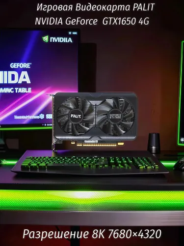 Palit Видеокарта GeForce GTX 1650 4 ГБ (NE61650S1BG1-1175A)