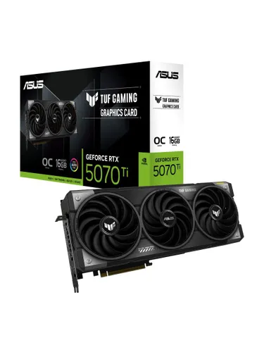 ASUS Видеокарта GeForce RTX 5070 Ti TUF Gaming OC Edition 16 ГБ (TUF-RTX5070TI-O16G-GAMING)