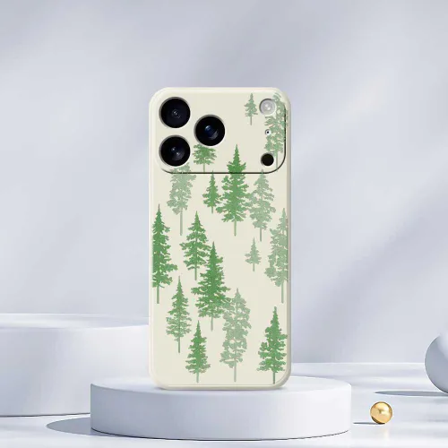 Мягкая оболочка из ТПУ для iPhone 17 Pro в лесном стиле, защищает телефон от царапин