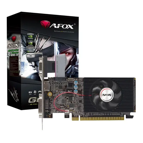 AFOX Видеокарта GeForce GT 610 AF610-1024D3L7-V6 1 ГБ (AF610-1024D3L7-V6)