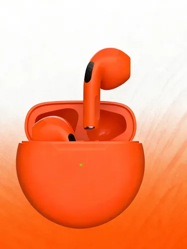 Наушники беспроводные, Радиоканал, USB, коралловый