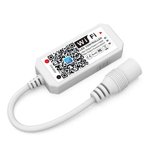 Миниатюрный контроллер для светодиодной RGB-ленты, 20 динамических режимов, поддержка голосового упр