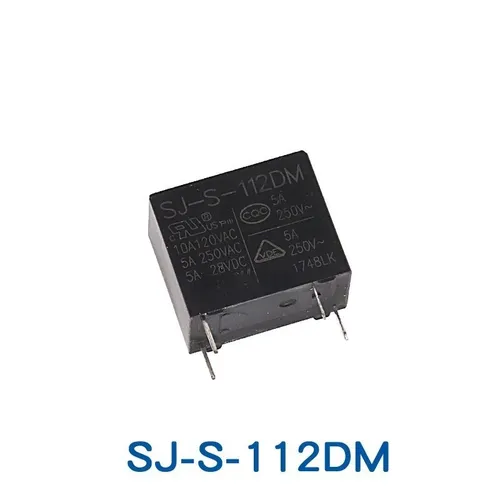 Реле SJ-S-112DM 4-контактное 5А 1NO 5VDC электромагнитное