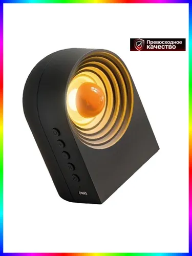 Портативная колонка с белым шумом и ночником, ABS, 12 часов работы