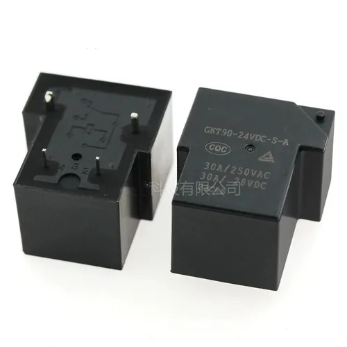 Электромеханическое реле GKT90-24VDC-S-A, 4 контакта, 30А, нормально разомкнутое (1А)