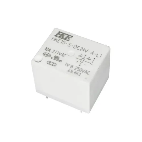 HKE19-S-DC24V-A-L1 это магнитоуправляемое реле с 4 контактами, 10A, постоянное напряжение 24 В