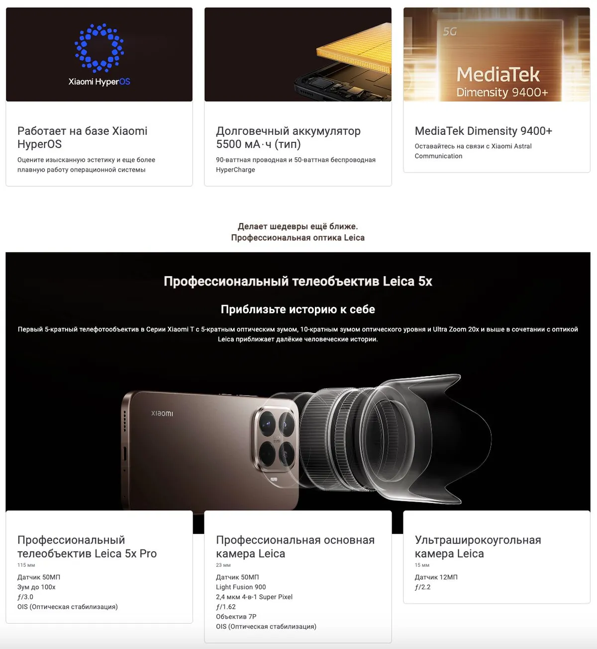 Купить Xiaomi 15T Pro (12/512) Black в Донецке Макеевке ДНР Купить Xiaomi 15T Pro (12/512) Black в Донецке Макеевке ДНР