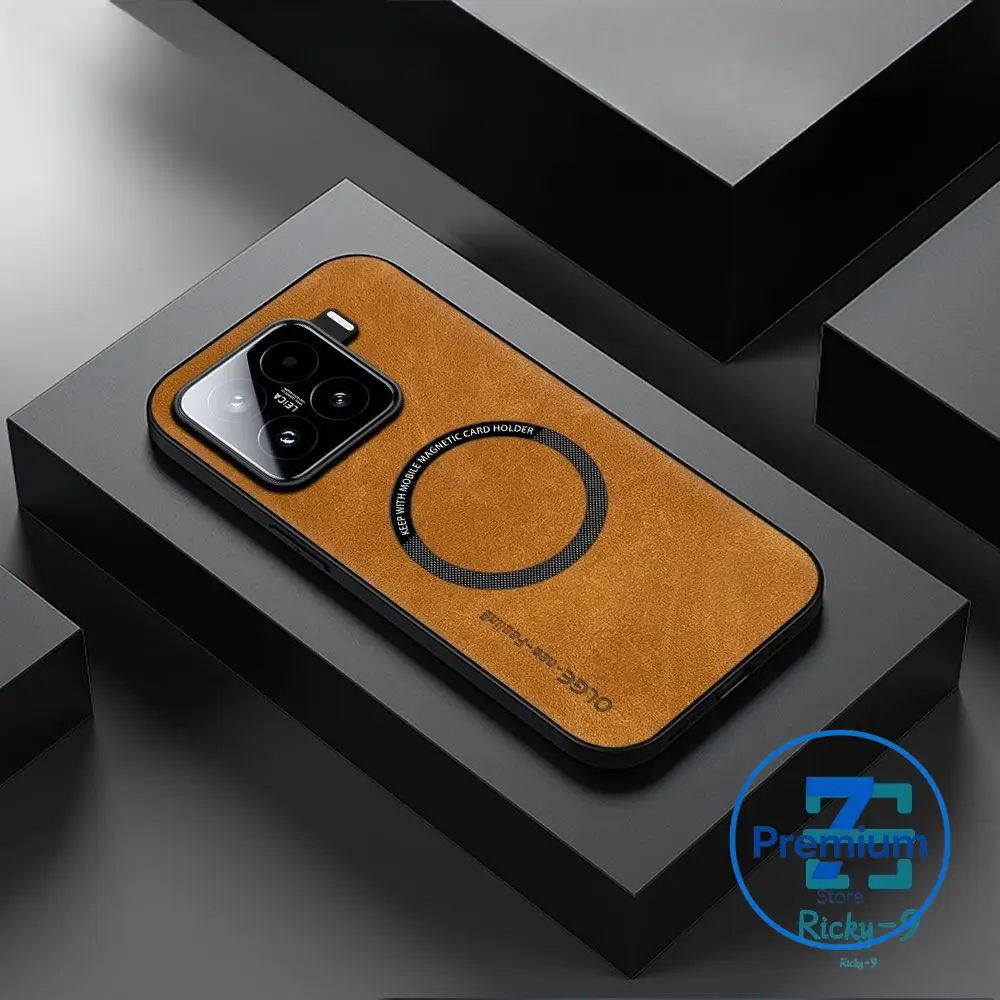 智能手机壳 用于 Xiaomi 15, 塑料 , 棕色
