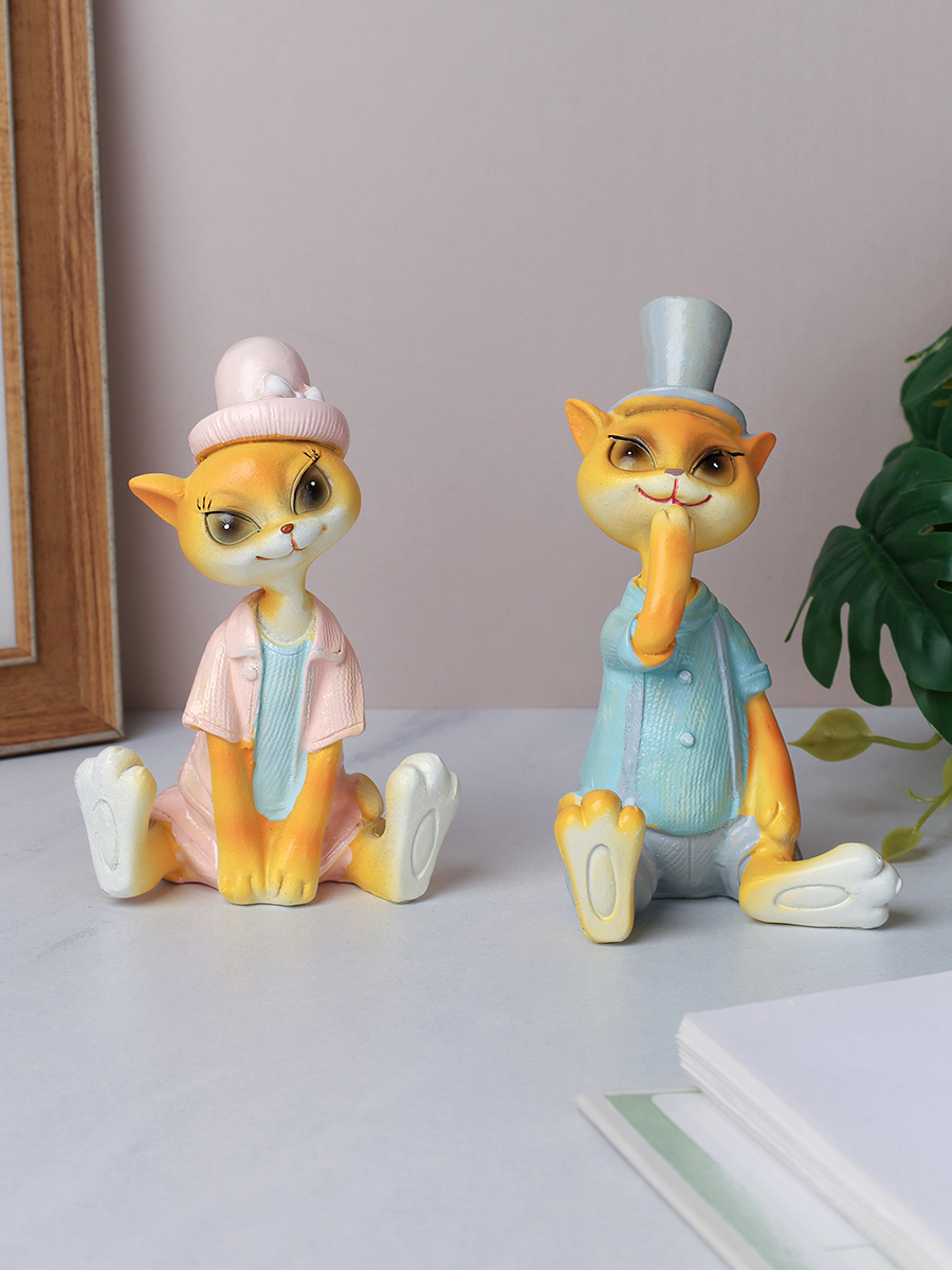 Статуэтка Кошка, полистоун, 7,1 х 5,8 х 12 см