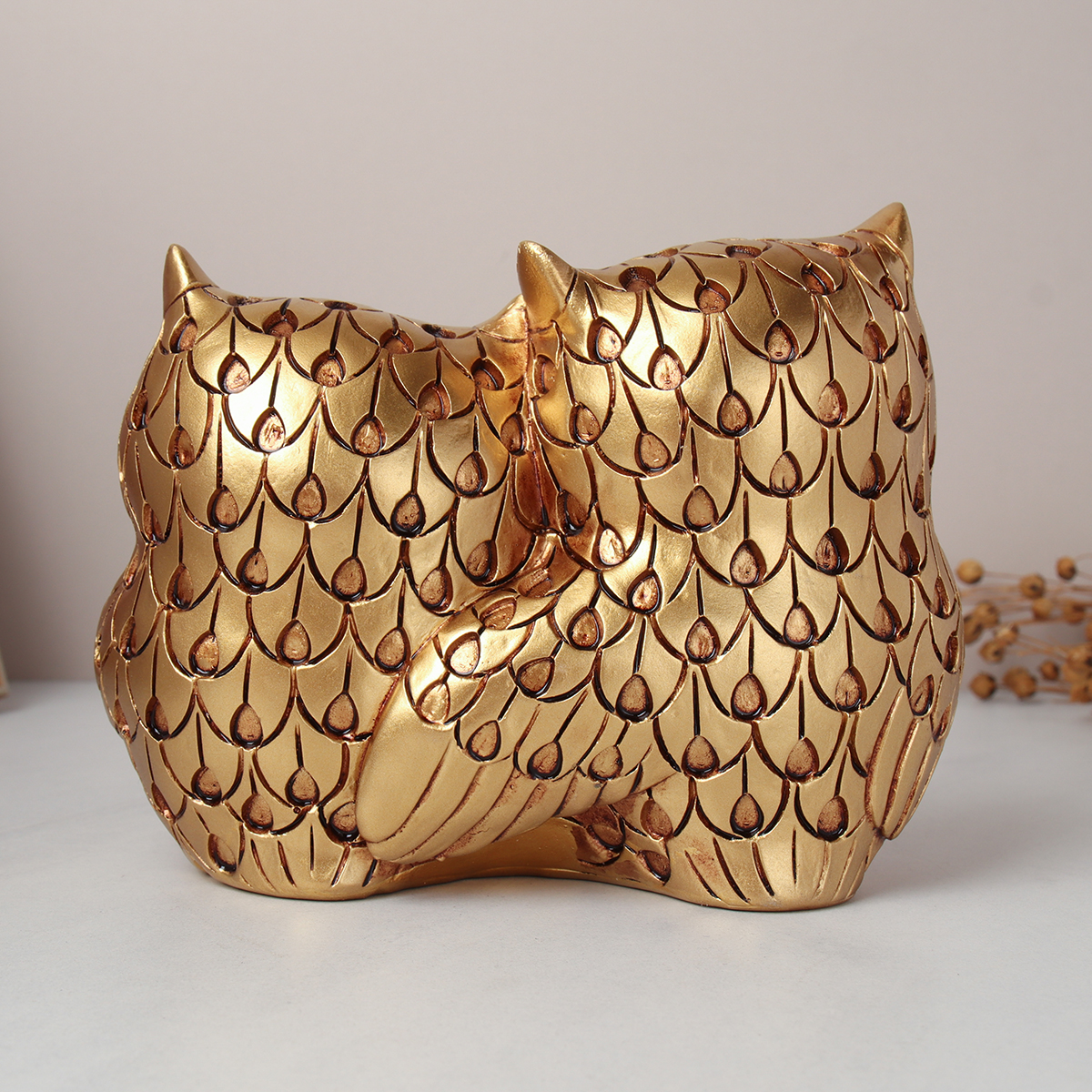 Статуэтка Совы, полистоун, 15 х 8,5 х 13 см Статуэтка Совы, полистоун, 15 х 8,5 х 13 см