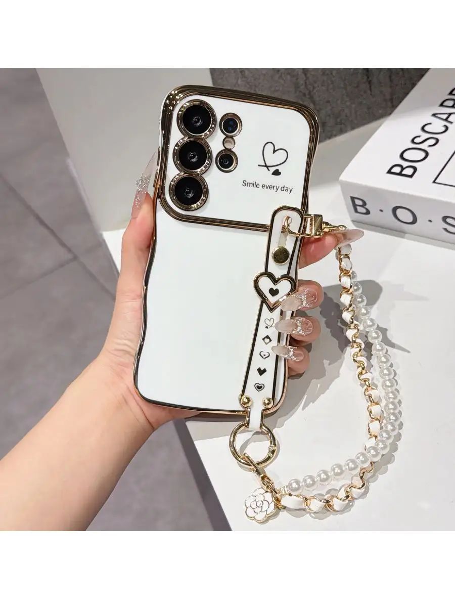 智能手机壳 用于 Samsung Galaxy S26 Ultra, 热塑性聚氨酯, 白色