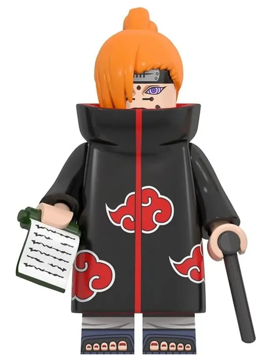 Фигурка Пейн в плаще Акацуки / Naruto Наруто / Минифигурка Аниме