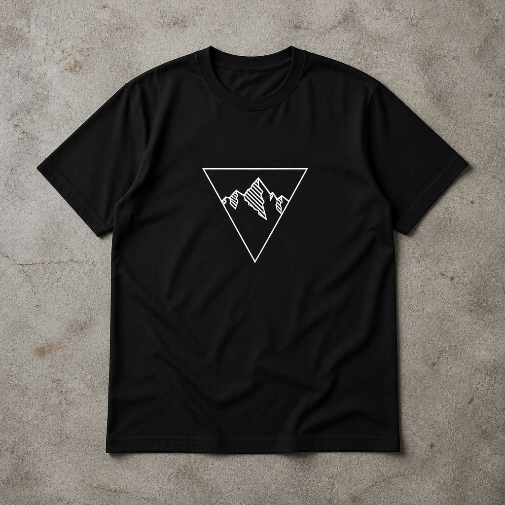 Футболка y2k горы 1 шт flat_lay