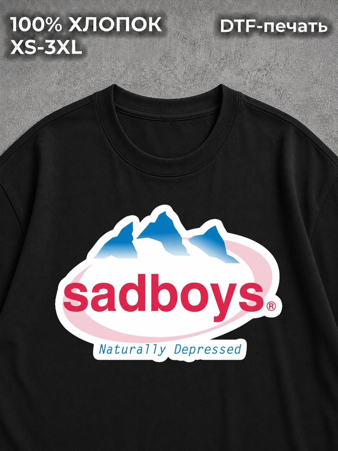 Футболка sadboys y2k black