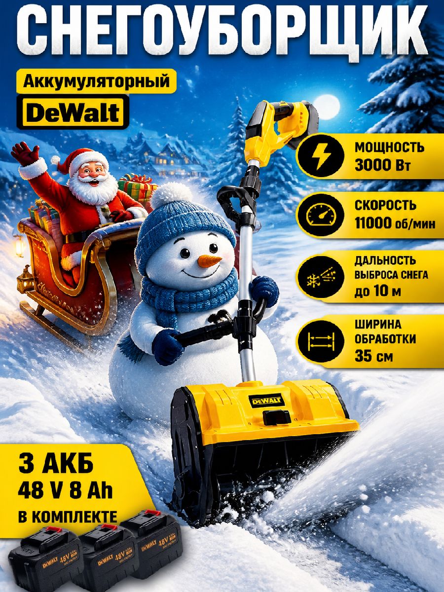 DeWalt 除雪机, 3.09 马力, 32 厘米