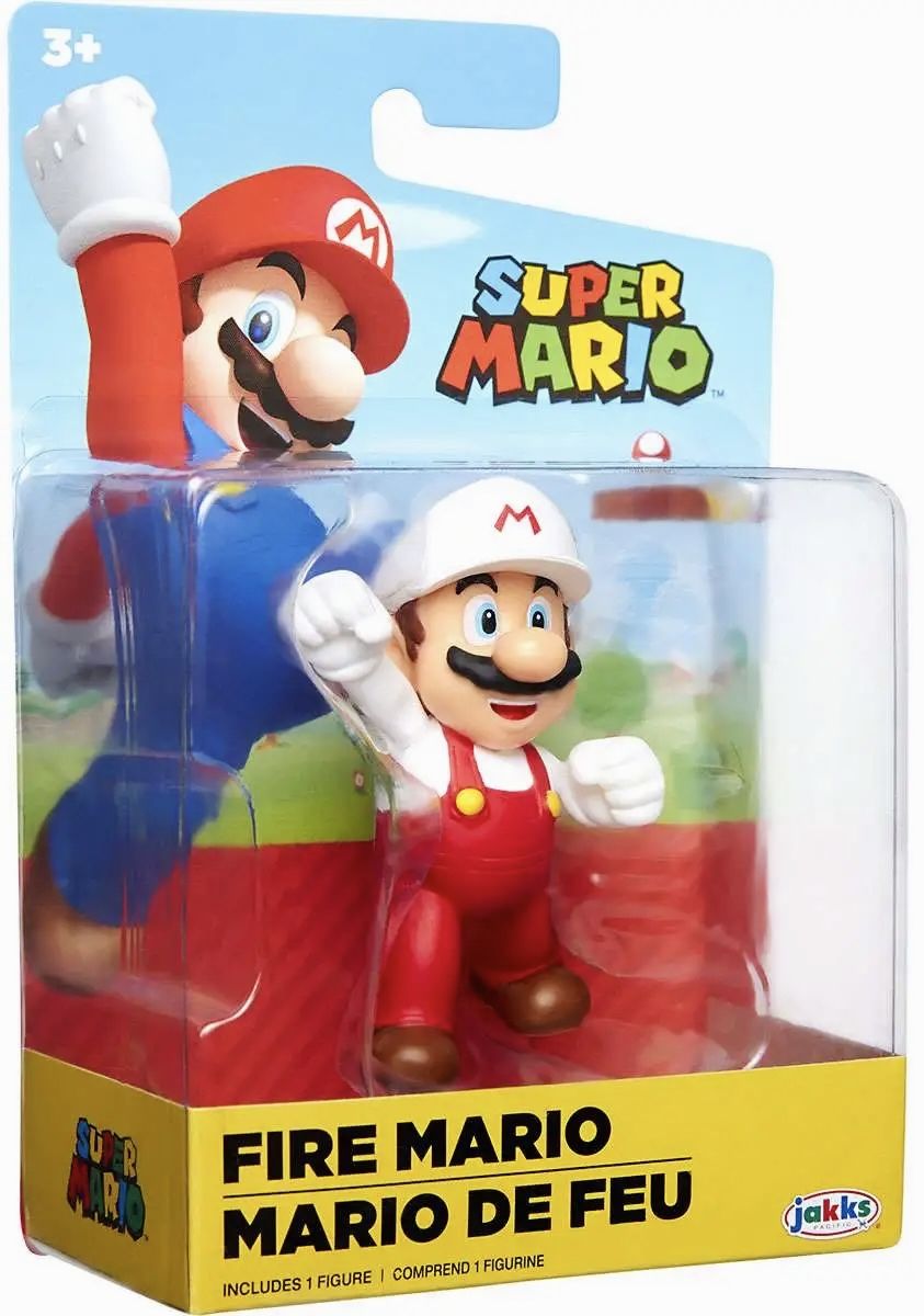 SUPER MARIO Фигурка Огненный Марио кулак вверх Коллекционная (Ограниченное издание)