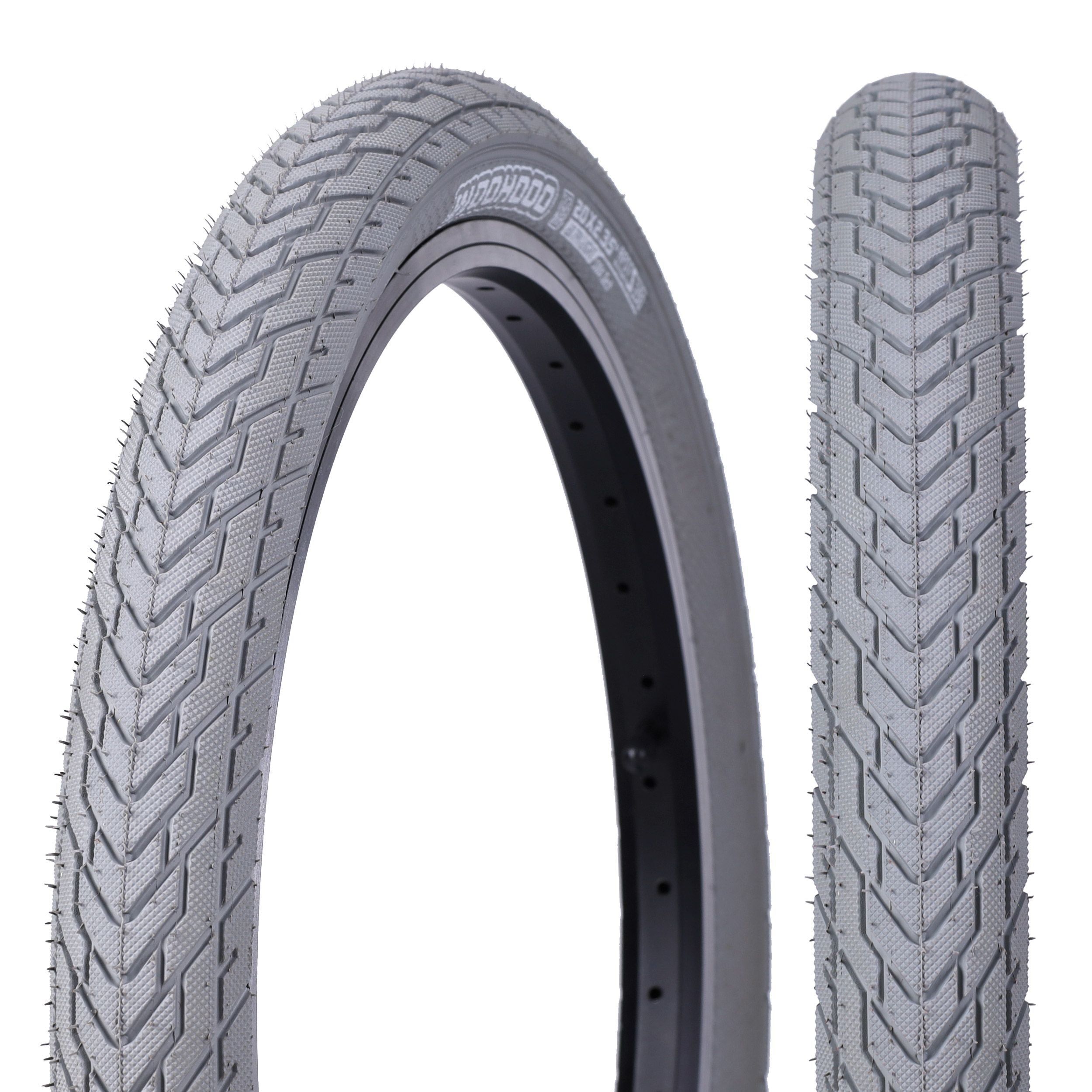 Покрышка для велосипеда KRYPTON WOOHOOO ZTO209G 20 х 2.35, серая, 30 TPI, для BMX и городского катания Покрышка для велосипеда KRYPTON WOOHOOO ZTO209G 20 х 2.35, серая, 30 TPI, для BMX и городского катания