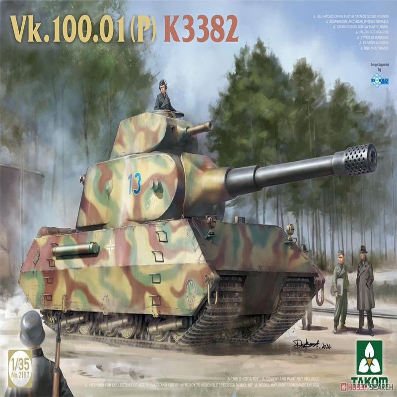 Werthy2nd SKIN TANK 完売 ブラックS 新品 TAKOM 2187 1/35 vk 100.01(p) k3382 Модель танка купить на OZON по