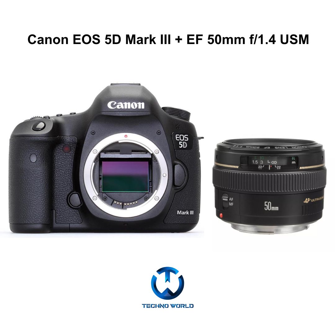 Canon - ひで【EOS 5D Mark III 】+ EF50mm F1.4 USM Canon DSLR EOS 5D Mark III 22.3 MP Digital Camera with Lens