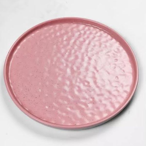 Swed House Тарелка керамическая Tefat, 257х21 мм, розовая