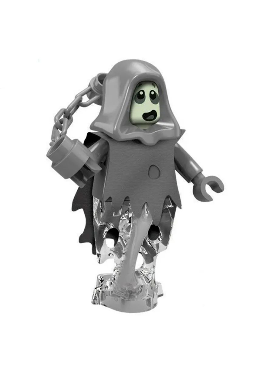 Фигурка Приведение GhostBrick / Совместим с конструкторами / Коллекционная Минифигурка