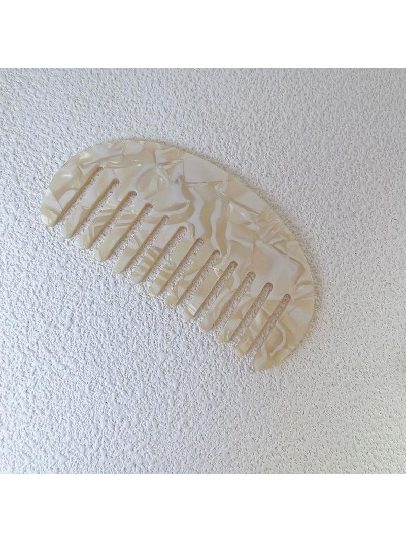 Marble Pattern Salon Comb: Material Comparison and Styling T