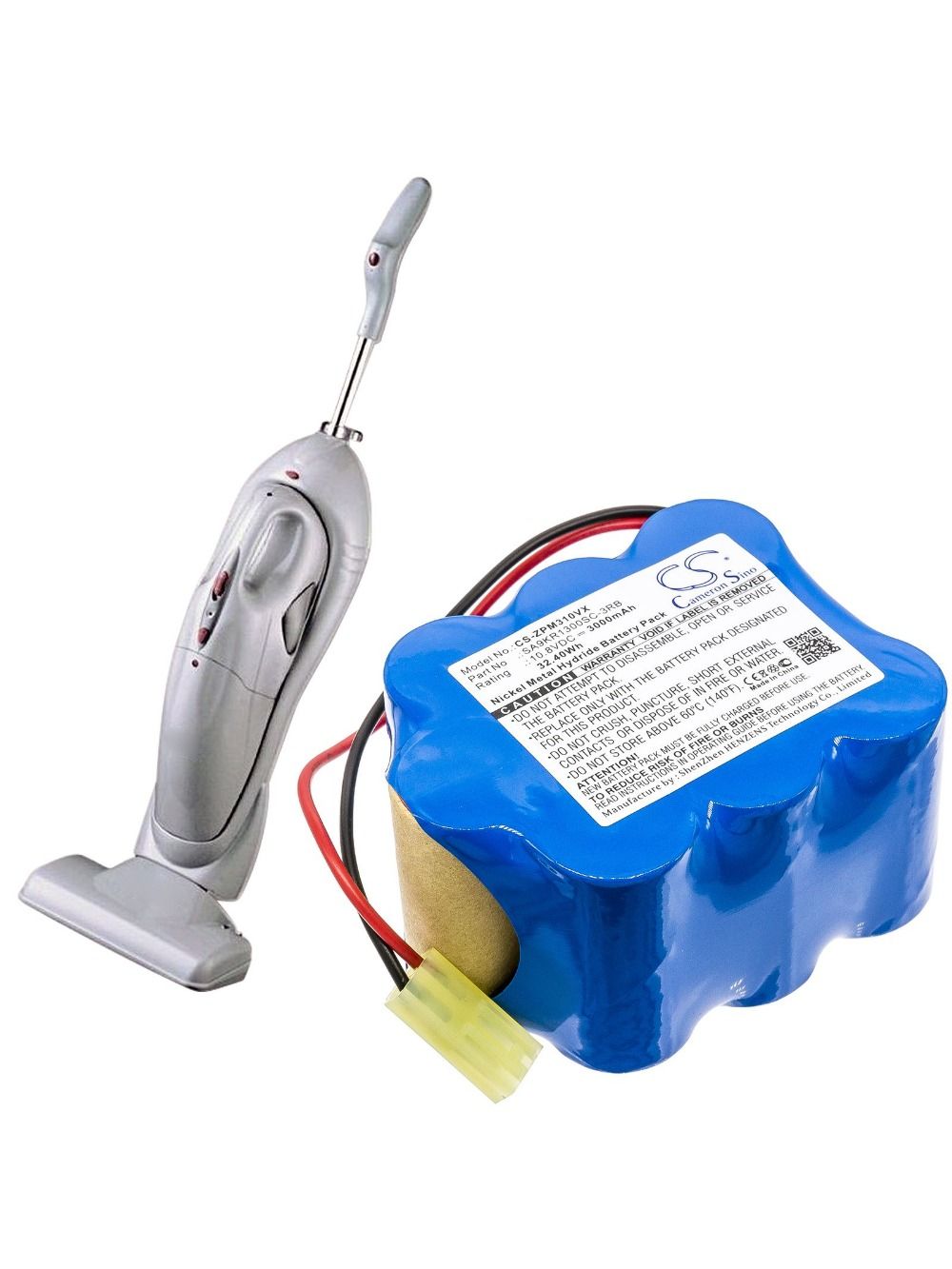 Aккумулятор9W-1300Cs-ZПодходитдляпылесосаZEPTERLMG-3109P-130SCR/SCSГарантированнаясовместимость3000mah