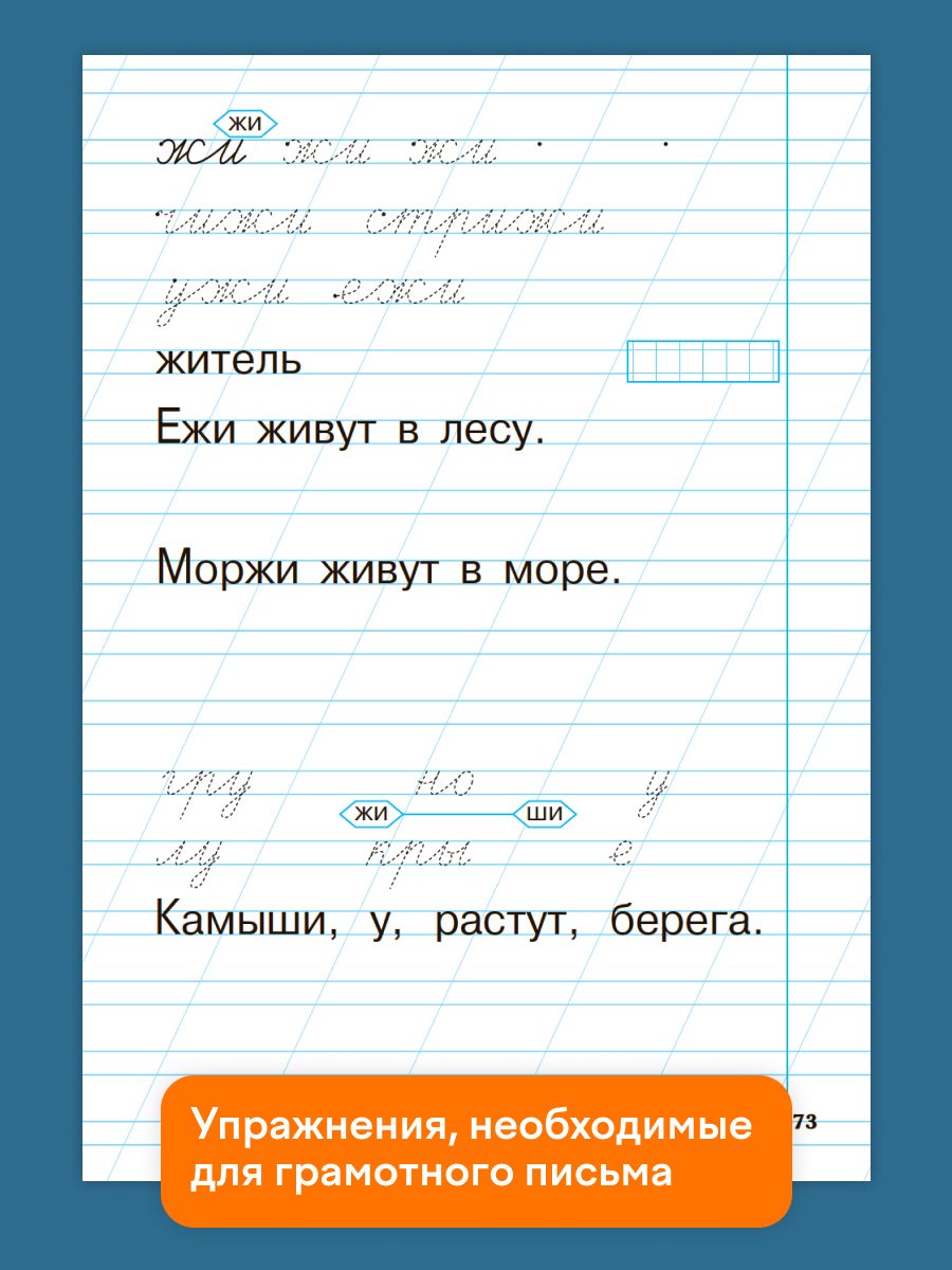 Тренажёр по чистописанию. Добукварный и букварный периоды. 1 класс | Reference Book - Ozon image 7