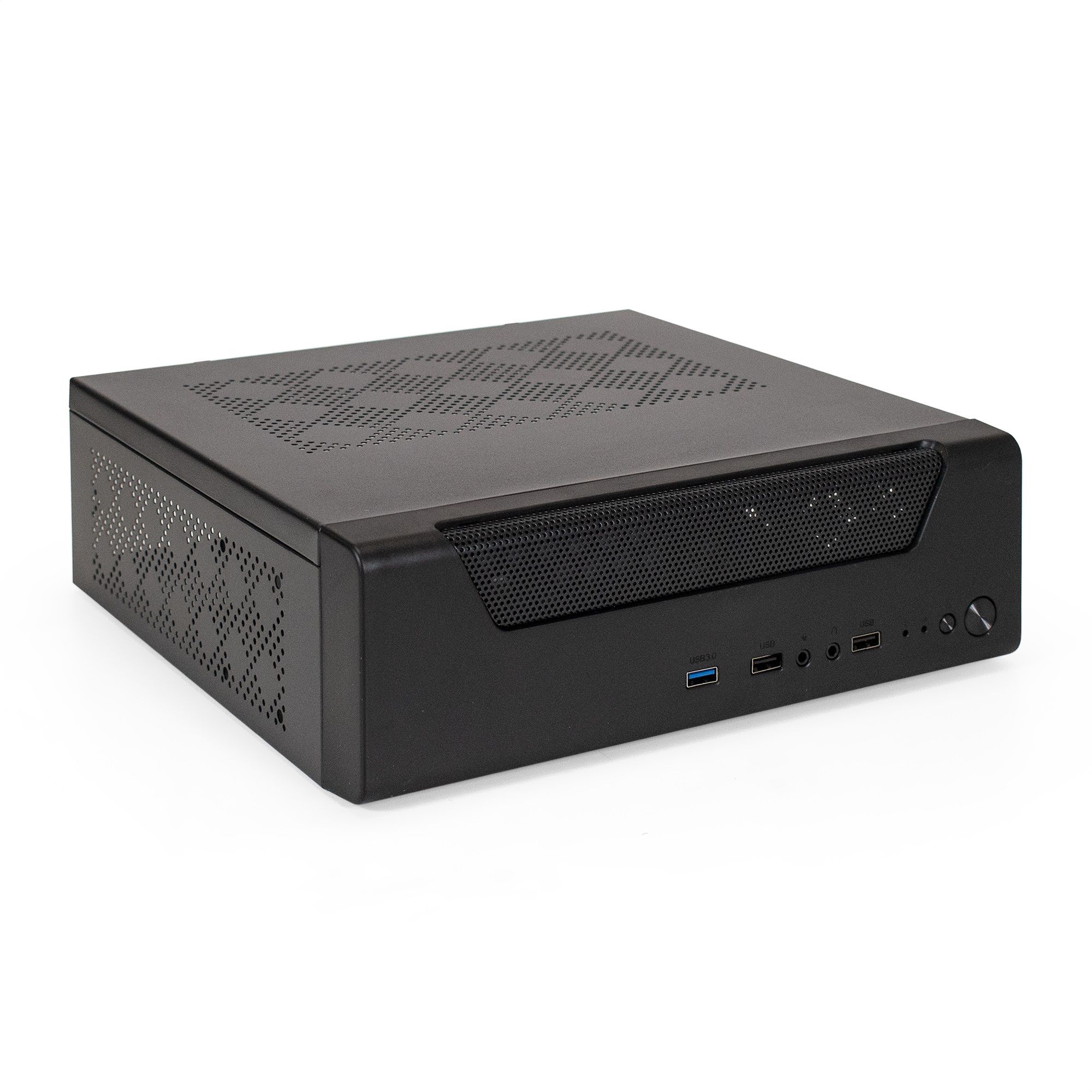 КорпусDesktopExeGateFL-102(mini-ITX,безБП,2*USB+1*USB3.0,аудио,черный)