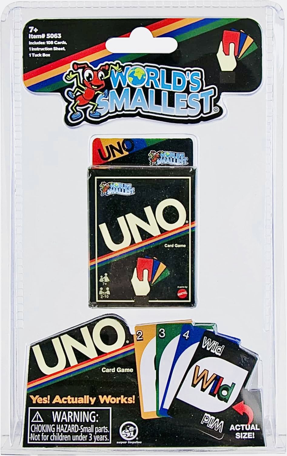 UNO / УНО Мини-версия легендарной карточной игры, World s Smallest Retro Uno