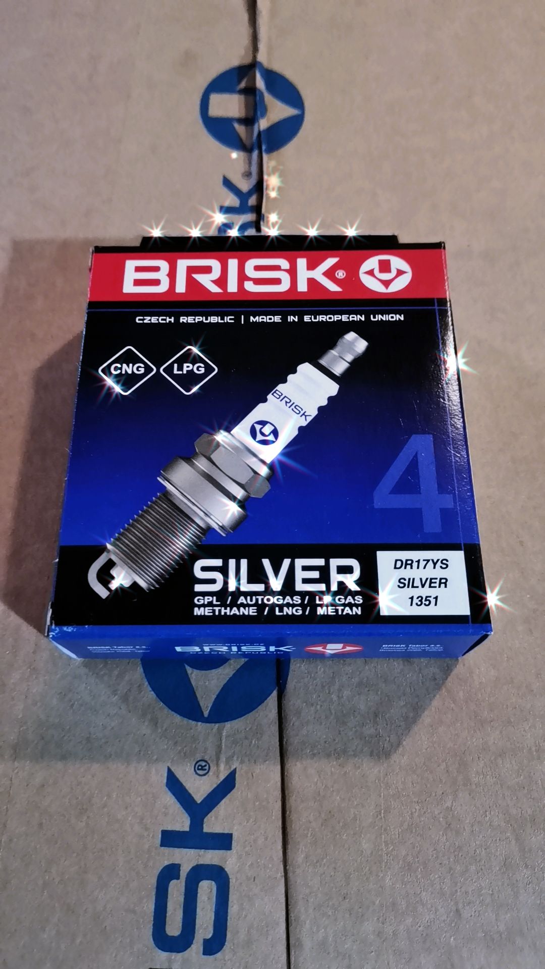 Bougies Brisk Silver LR17YS-9 1465 - Équipement auto