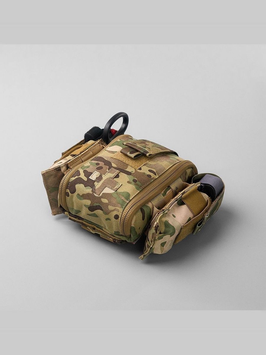 Аптечка тактическая походная укомплектованная Лазарь, подсумок на пояс Atlant Armour