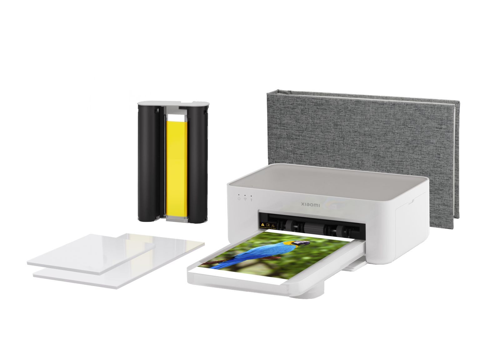 Mini Printre Set Xiaomi Компактный фотопринтер Instant Photo Printer 1S Set EU, белый ...