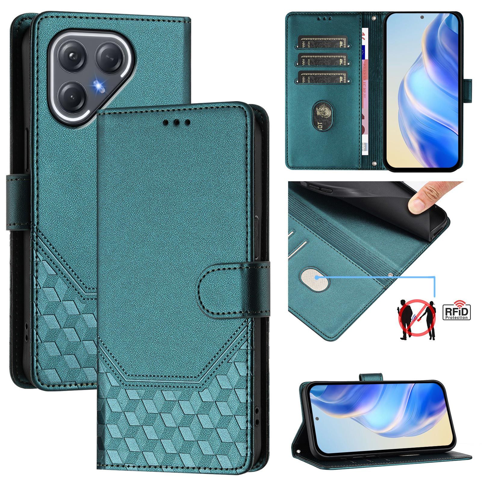 Чехол книжка для Tecno Pova 7 Ultra LJ9 / Техно Пова 7 Ultra 5G с ...