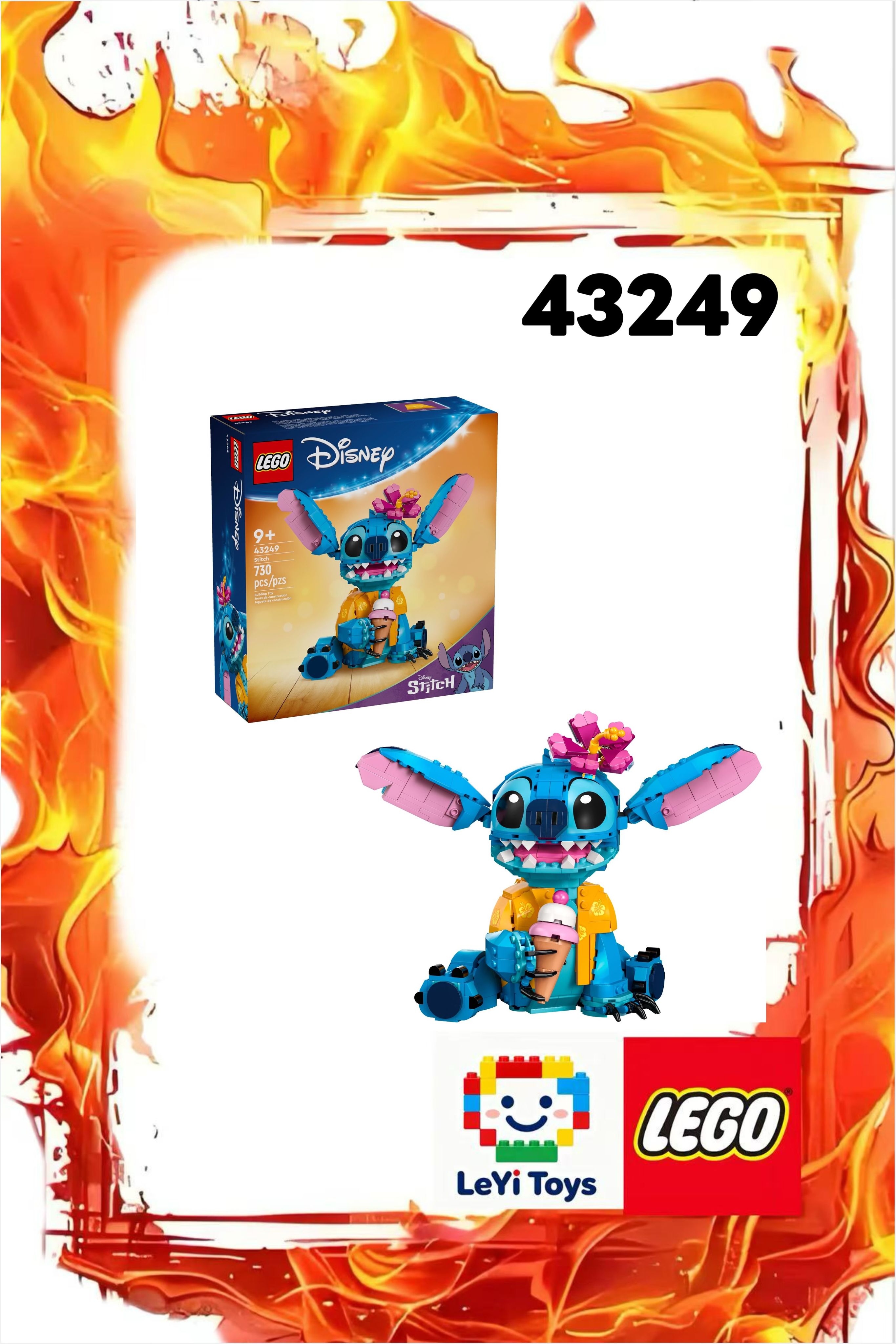 Конструктор LEGO Disney 43249 Фигурка персонажа Стич купить на OZON по ...