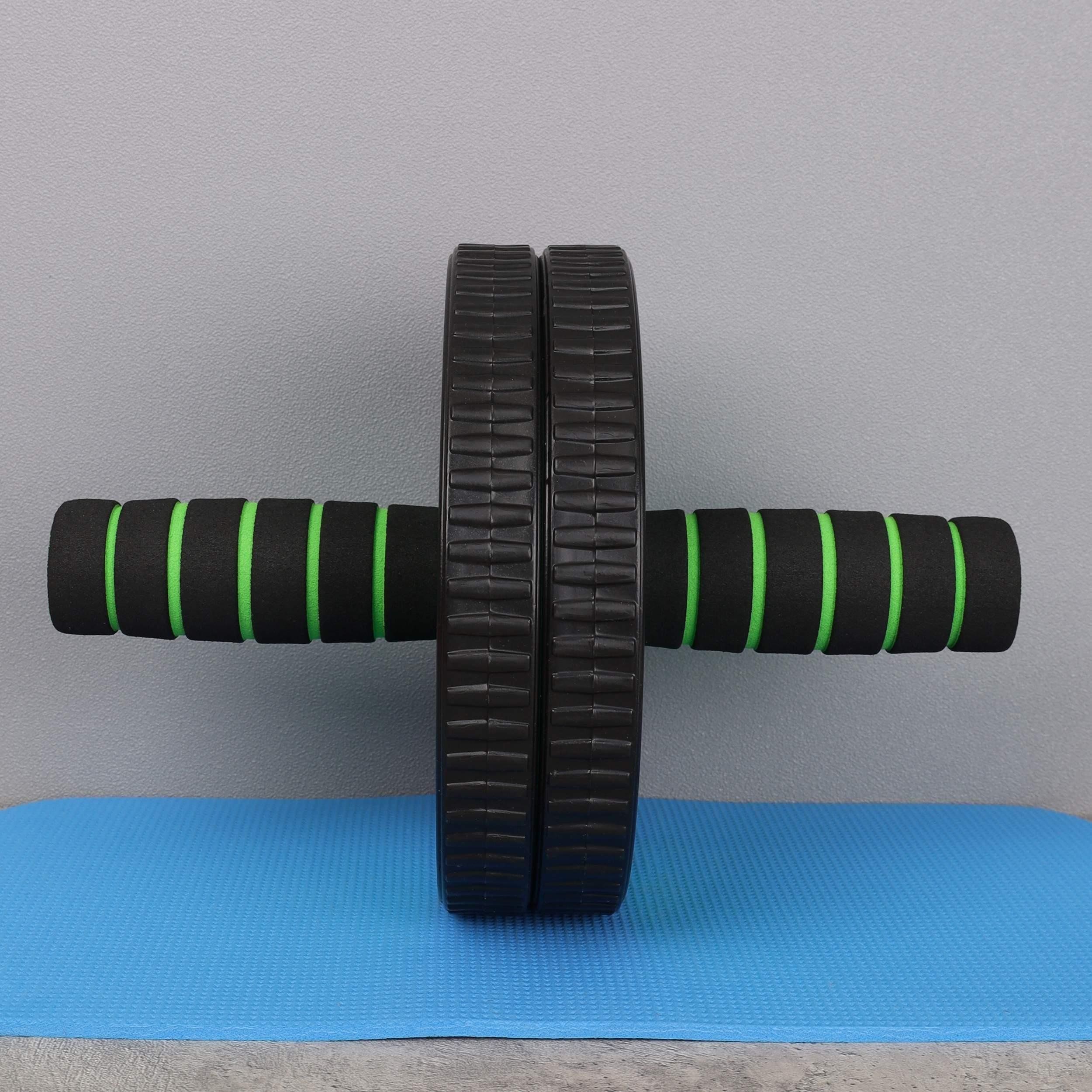 Ролик для пресса Woohooo Core Trainer, коврик для коленей, зеленый Ролик для пресса Woohooo Core Trainer, коврик для коленей, зеленый