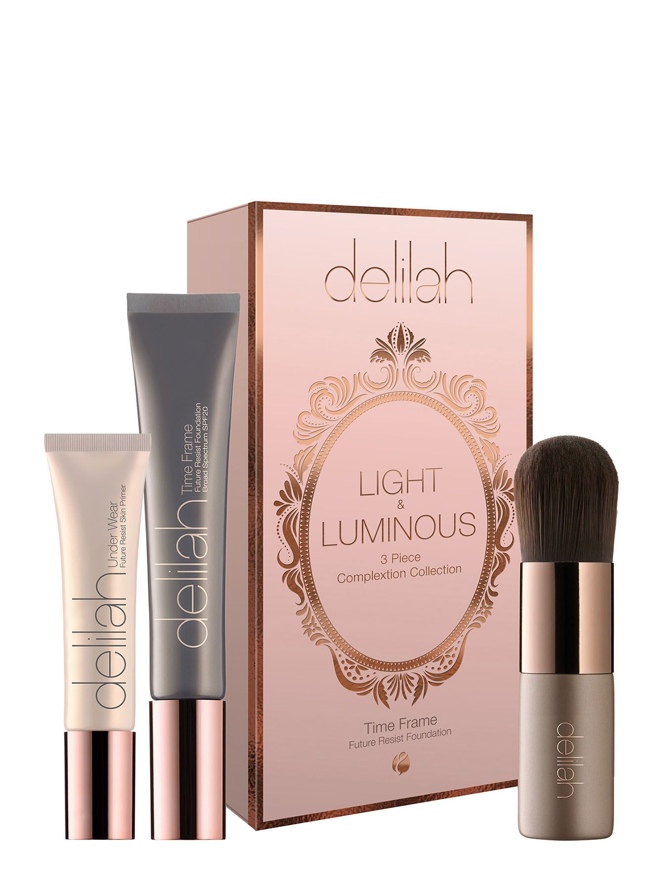 Delilah Набор средств для макияжа лица Time Frame Light & Luminous, Buttermilk купить