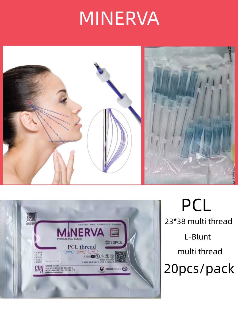 MINERVA PCL 23*38 multi thread,L-Blunt,multi thread,Нити коги для лица ...