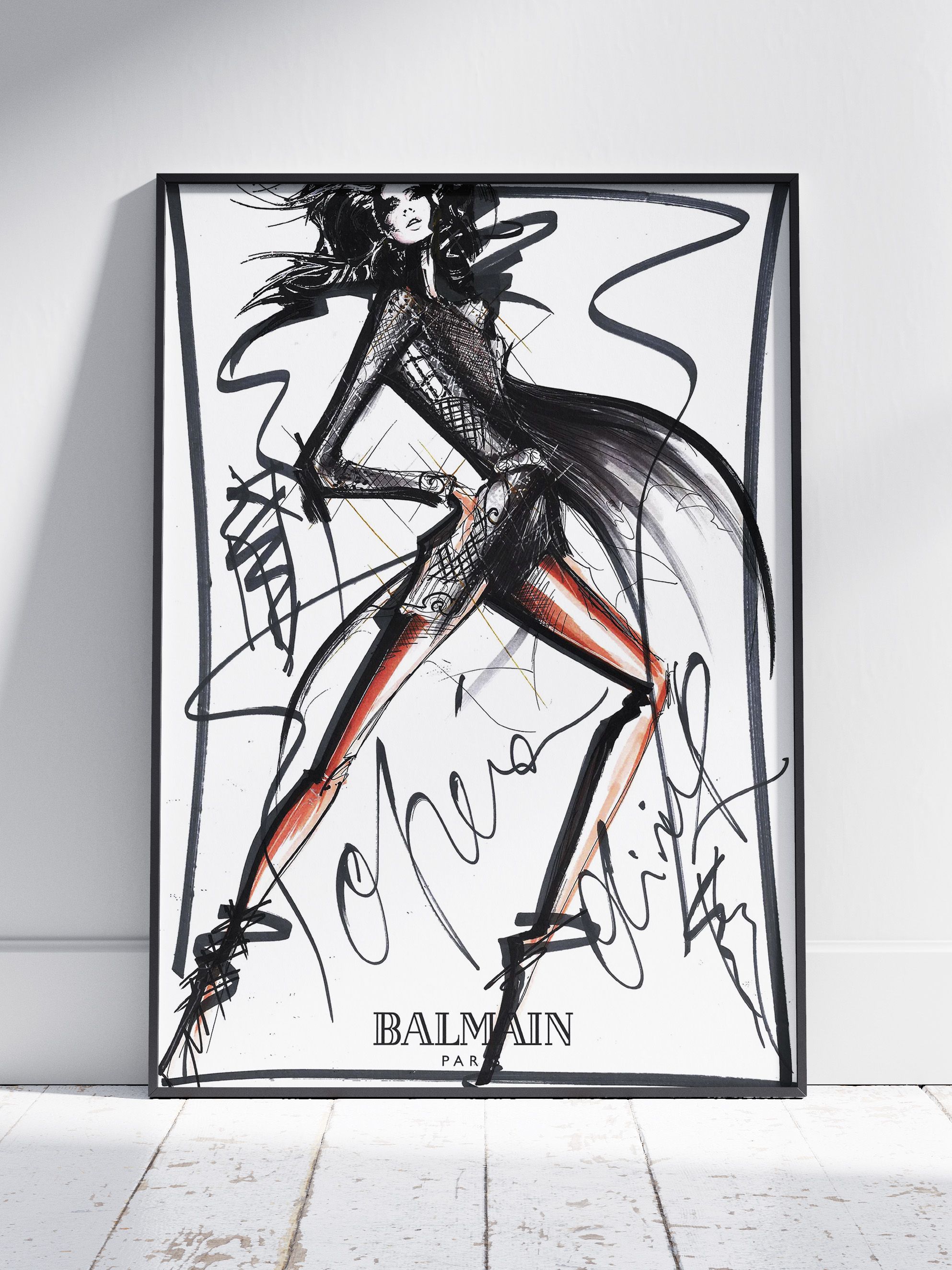 Постер HEAVEN POSTER Люди, Девушки Balmain 4, 30 21 купить c доставкой ...