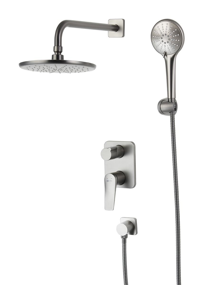 Lemark LM3729GM Смеситель Lemark Bronx для ванны и душа, встраиваемый — купить в Алматы