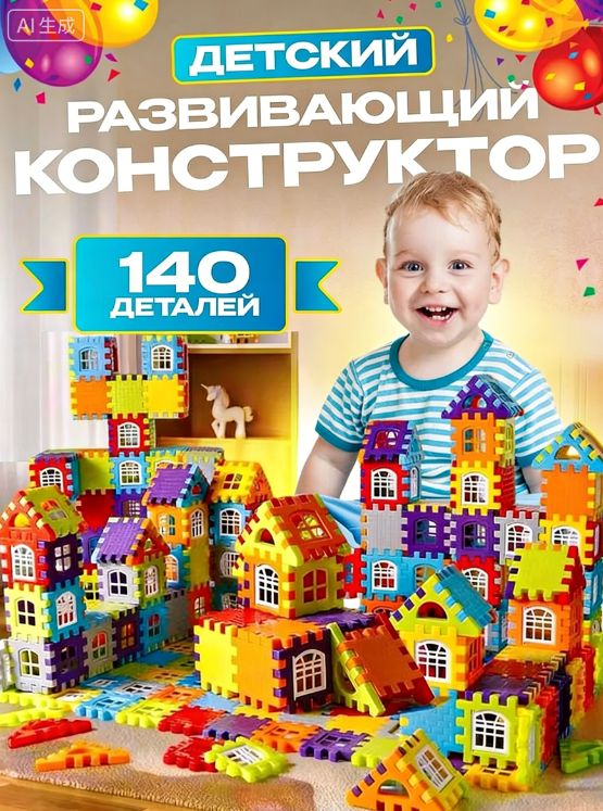 Детский конструктор, Развивающие игрушки, раннее развитие для мальчиков ...